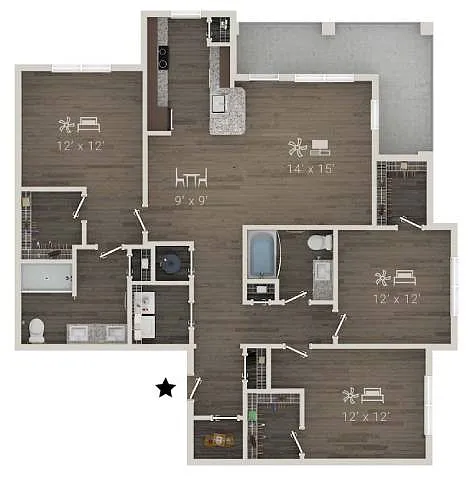 Floor plan C1