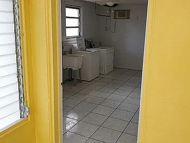From Florida room to wash room and entrance to the garage
