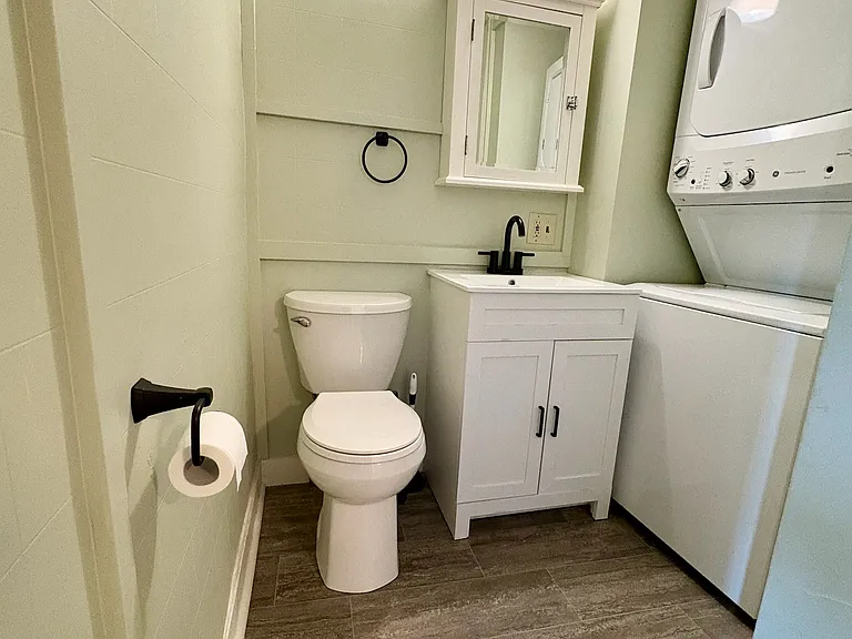 1st floor bathroom with washer/dryer