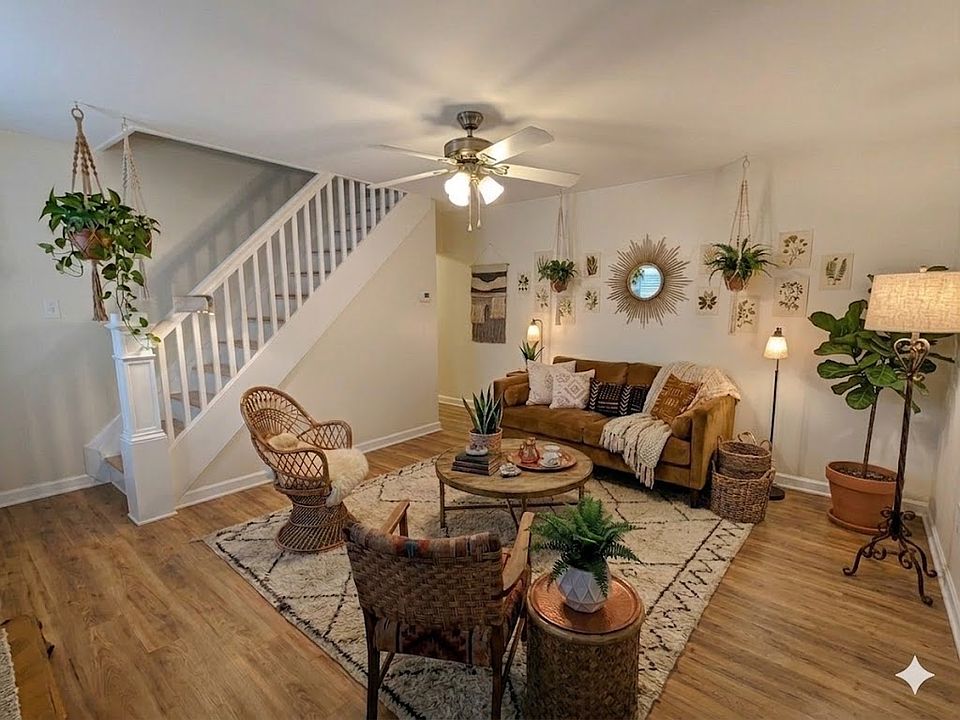 Living room-virtually staged