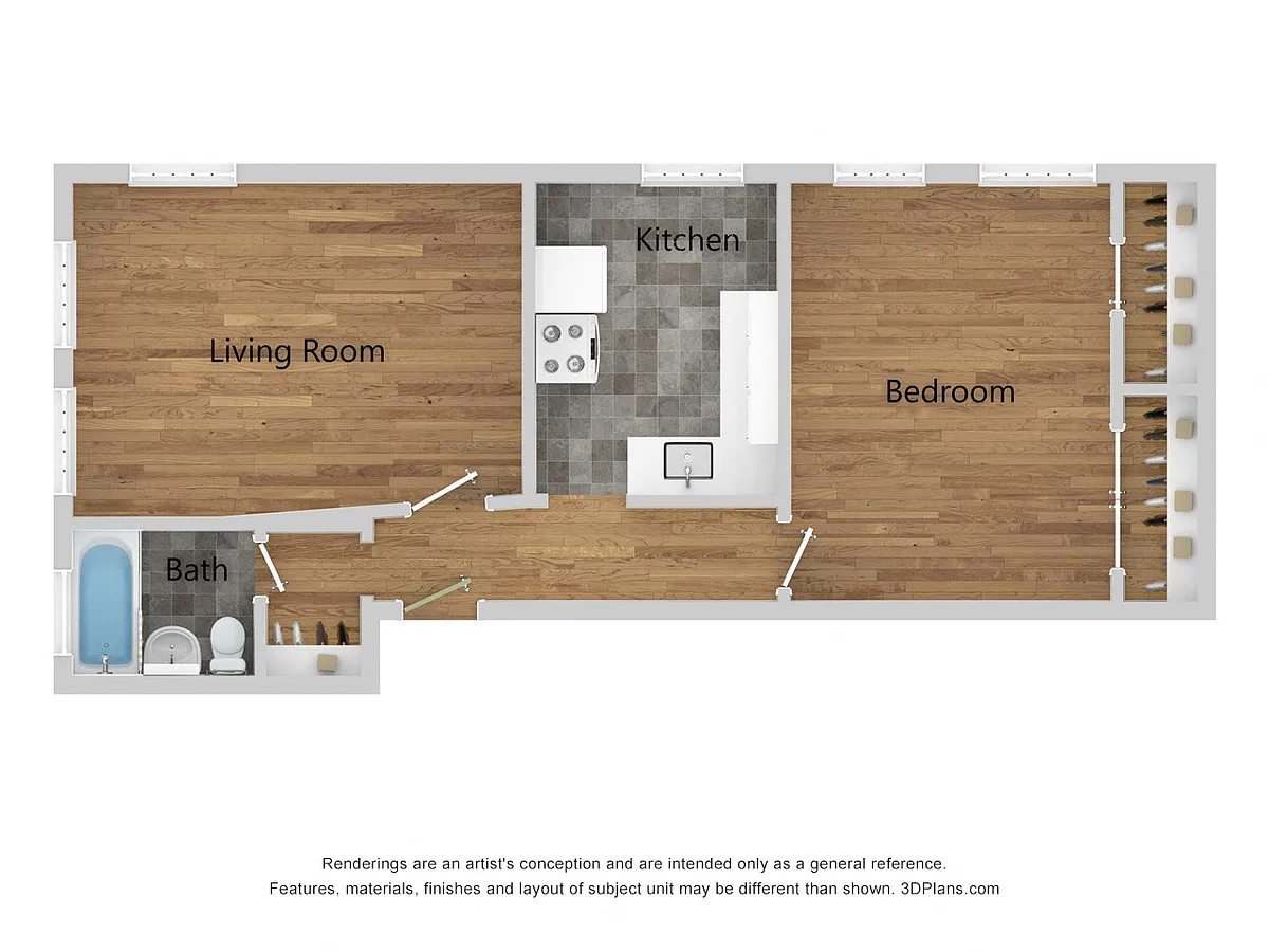 Floor plan The Columbia