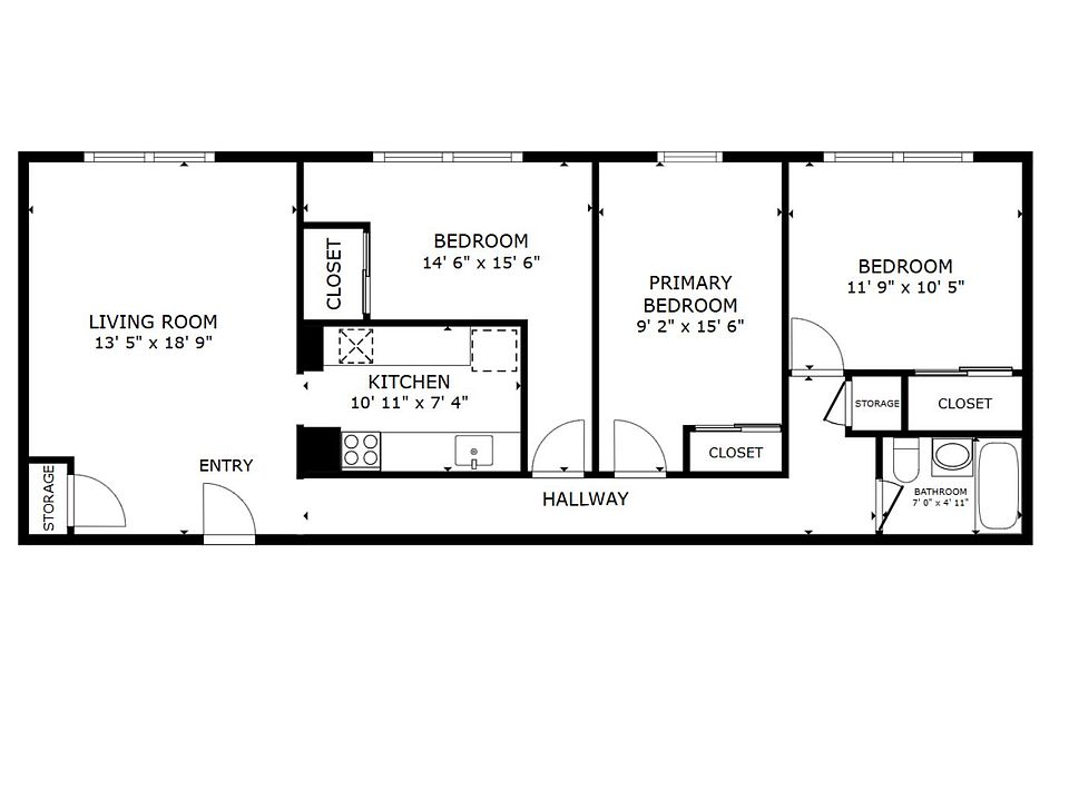2nd image of 1202-1220 Hudson St #4310319