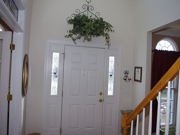 two-story foyer
