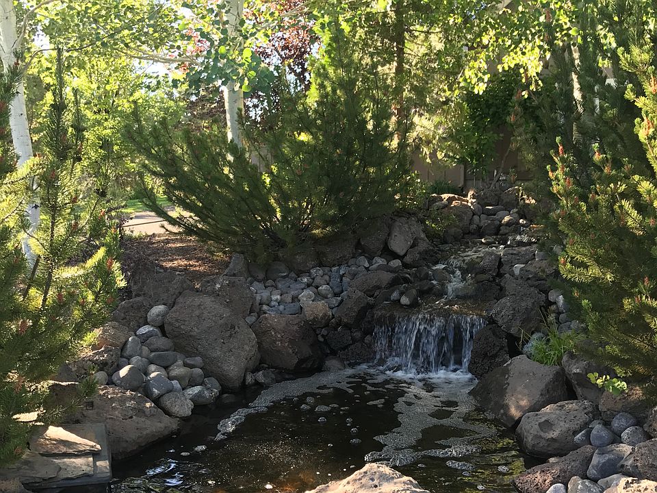 Upper pond and waterfall