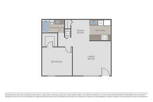 Floor plan Plan 1A
