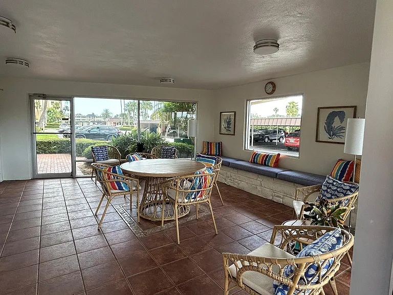 building reception area