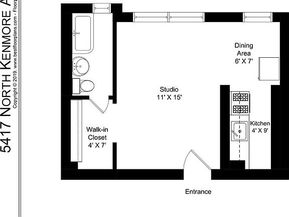 2nd image of 5417 N Kenmore Ave APT 410