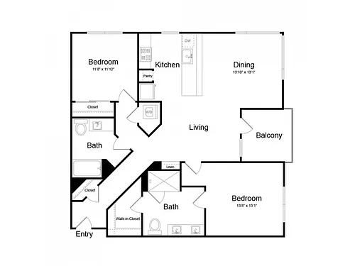 Floor plan B51