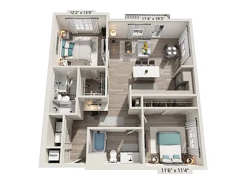 Floor plan B2