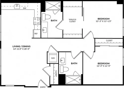 Floor plan B6