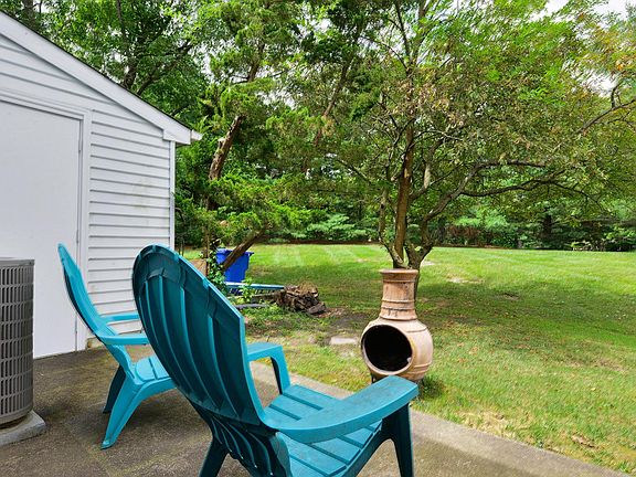 Backyard Patio overlooking spacious outdoor area