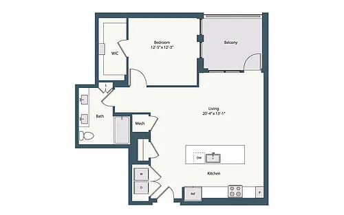 Floor plan 1B2