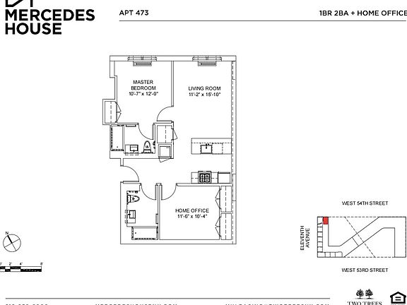 2nd image of 550 W 54th St #473