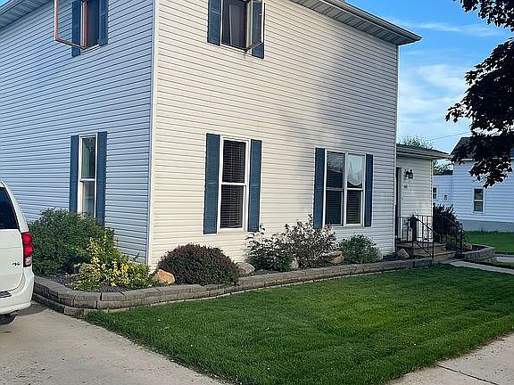 Driveway next to the house 