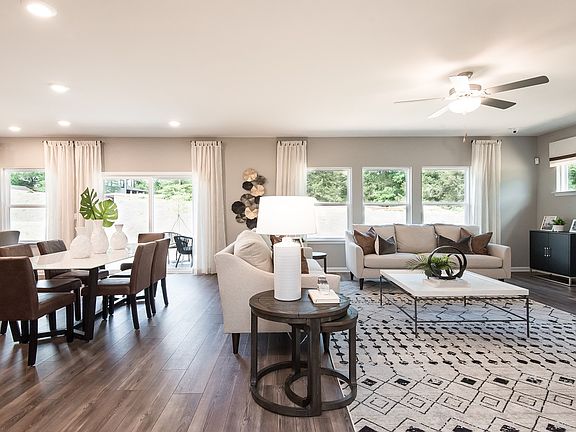 Taylorsville floorplan modeled at Union Grove in Braselton, GA.