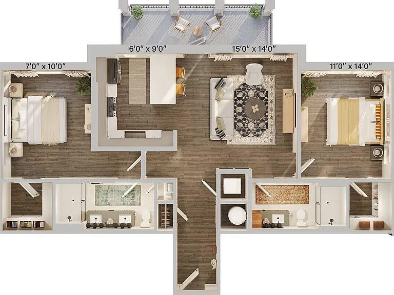 B4 | 2x2 | 1152 sf B4 | 2x2 | 1152 sf