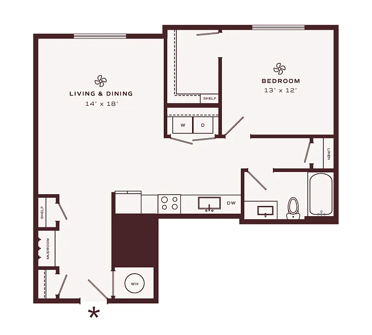 Floor plan Ashford