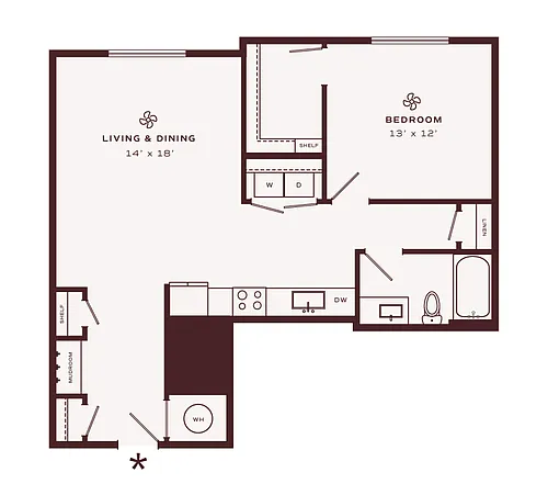 Floor plan Ashford