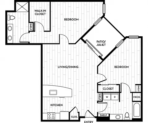 Floor plan Pine I & II