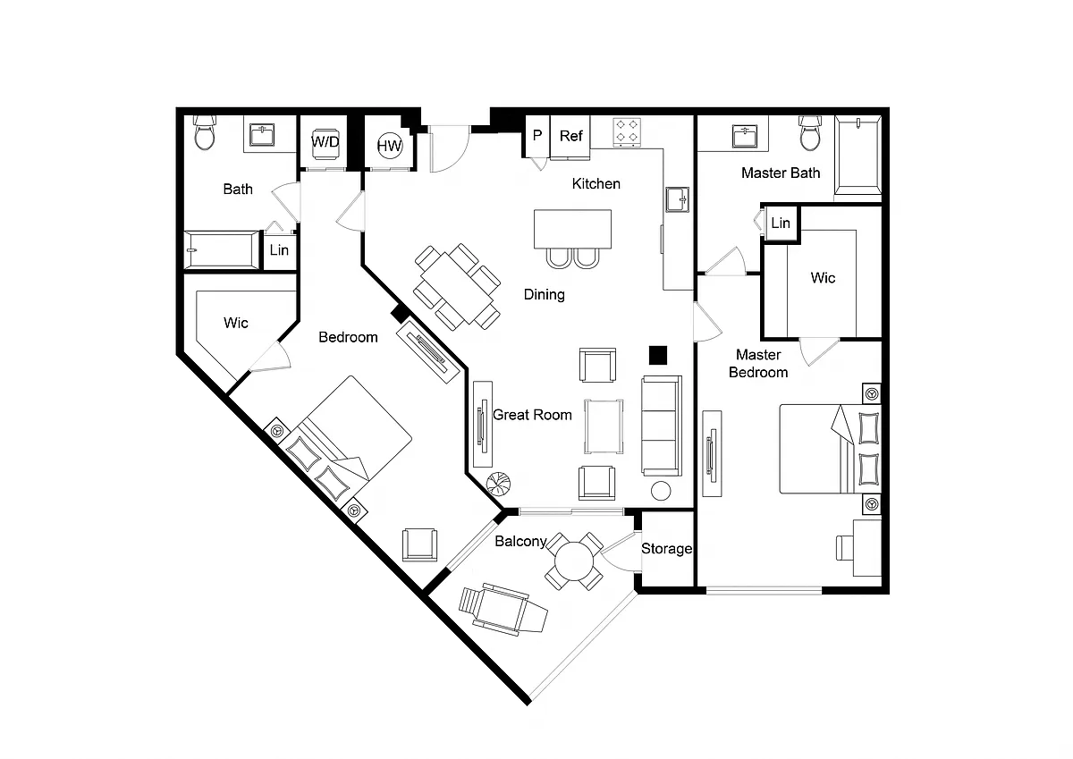 Floor plan B7
