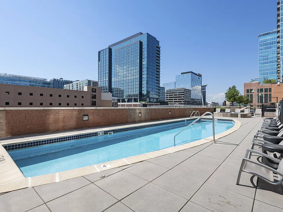 Take a dip year-round in the luxurious heated pool, no matter the season.