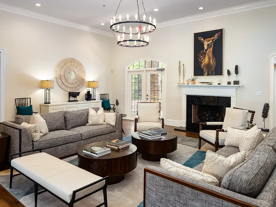 Resident clubhouse seating area