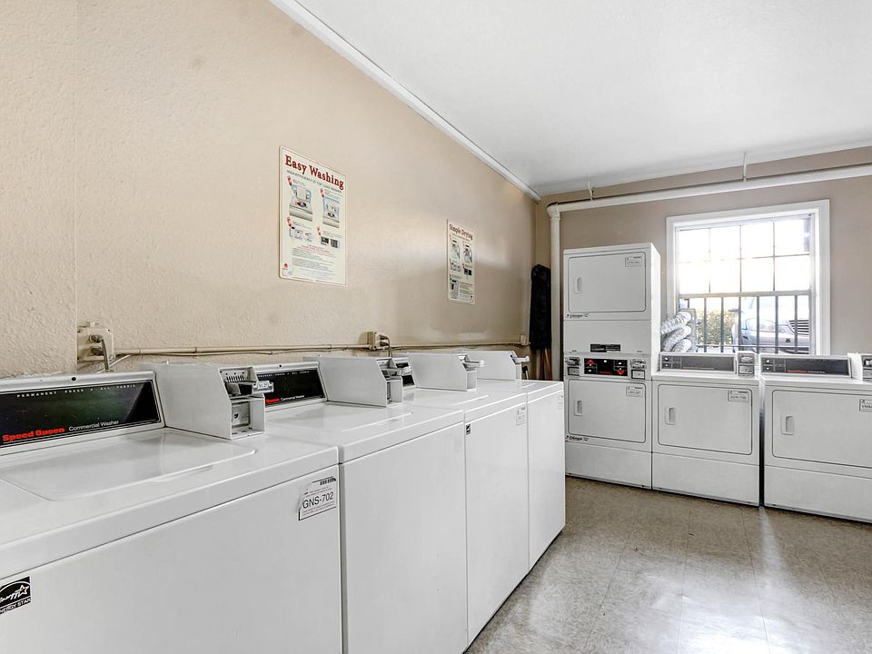 On-site shared laundry room of 608 building
