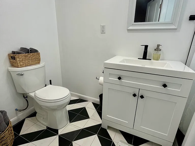 Ground level suite- bathroom