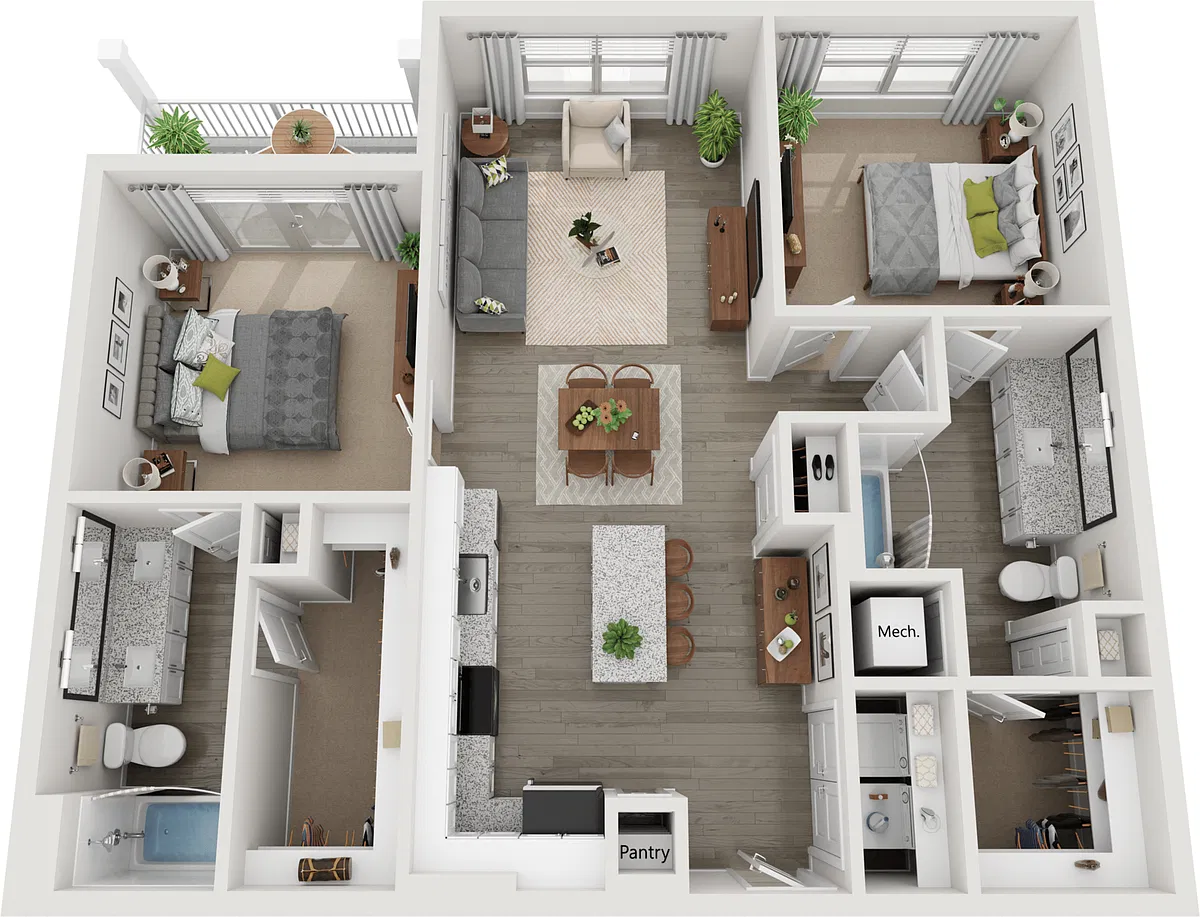 Floor plan B1