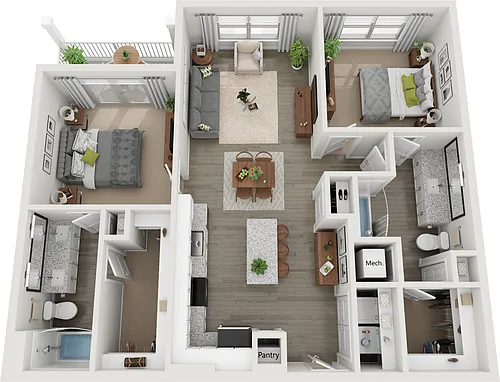 Floor plan B1