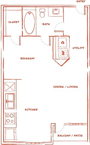 Floor plan E1