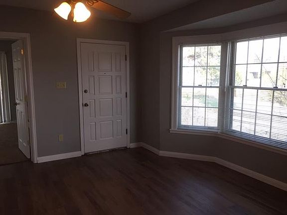 Front door in living room
