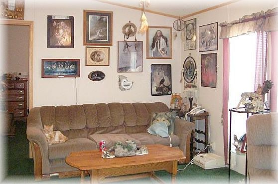 Living room area of great room