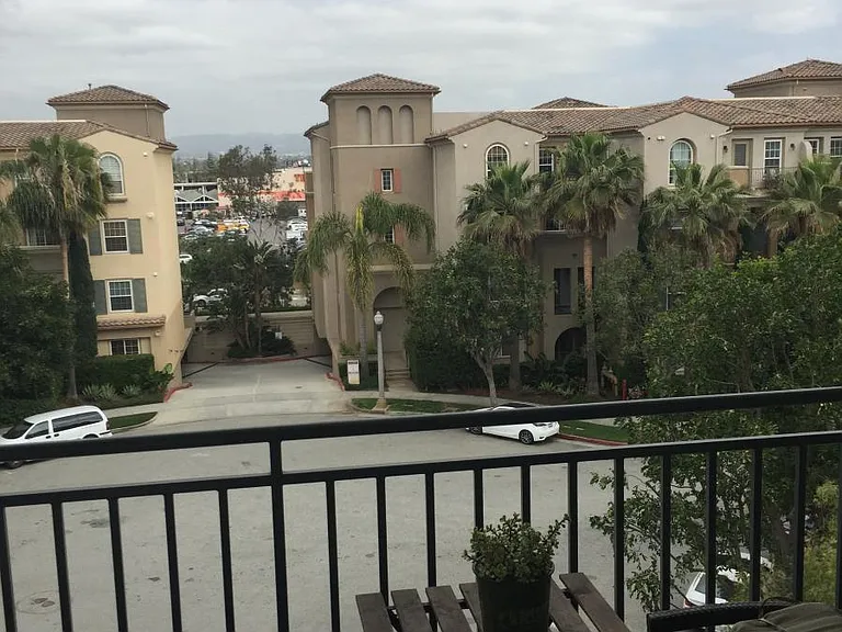 View from balcony off living room