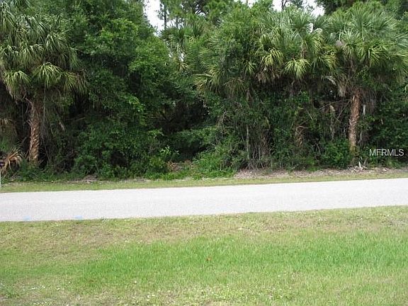 View looking North at vacant lot