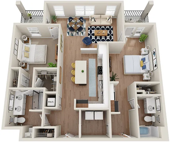Floor plan Monocacy