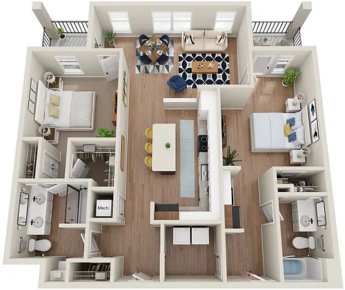 Floor plan Monocacy