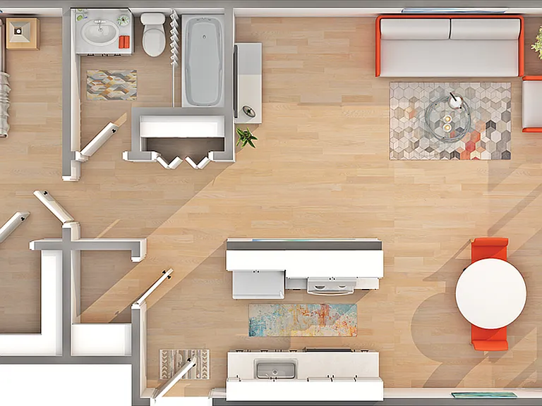 A3 | 1-Bedroom Floorplan A3 | 1-Bedroom Floorplan