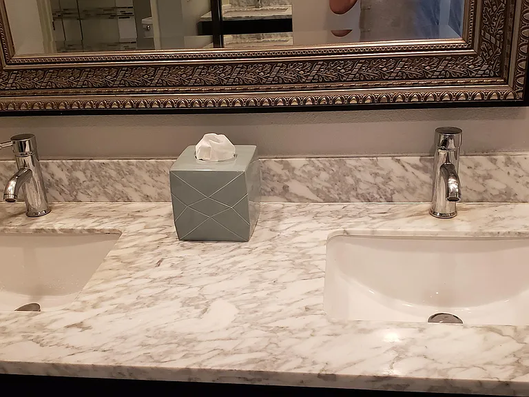 master bedroom bath, double sink