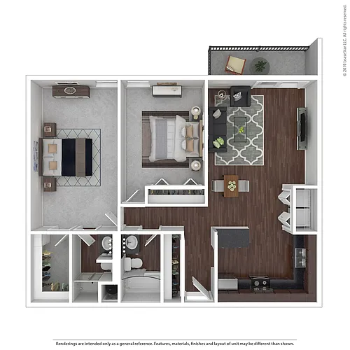 Floor plan 2 Bedroom