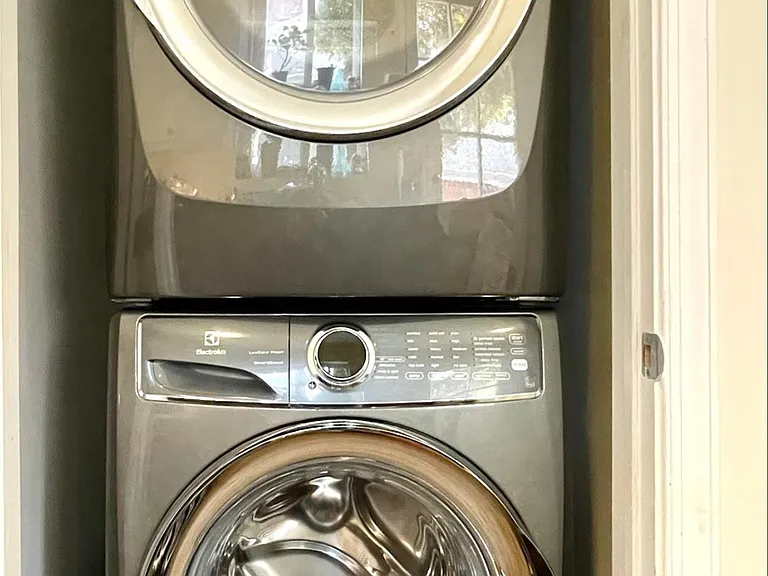 Washer and Dryer closet.