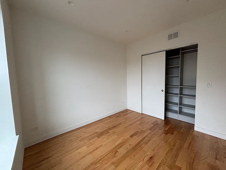 Front bedroom - built-ins in the closet!