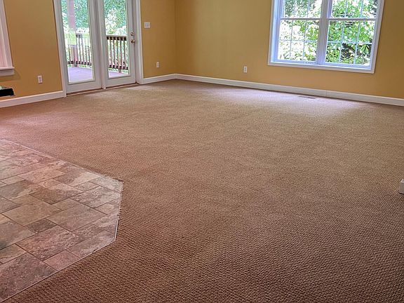 Spacious living area.