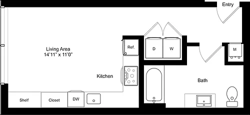Floor plan S2a Type A