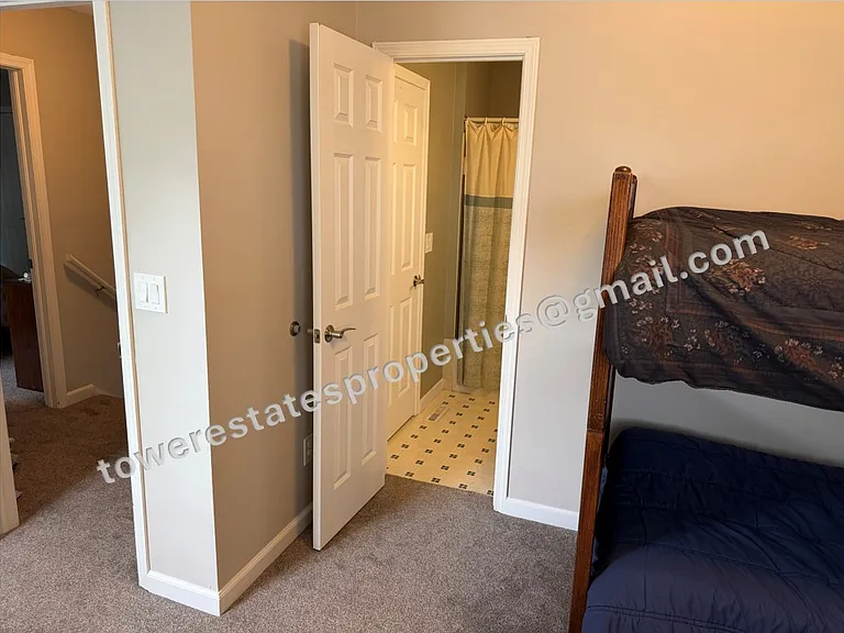 Hall bath entrance off Bedroom 3