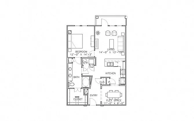 Floor plan Claiborne