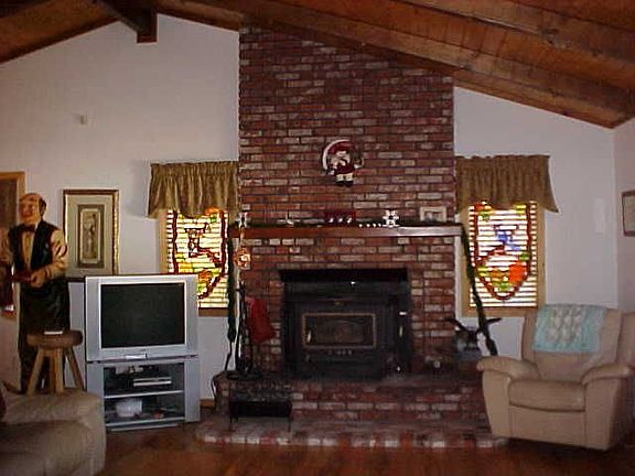 Brick Fireplace