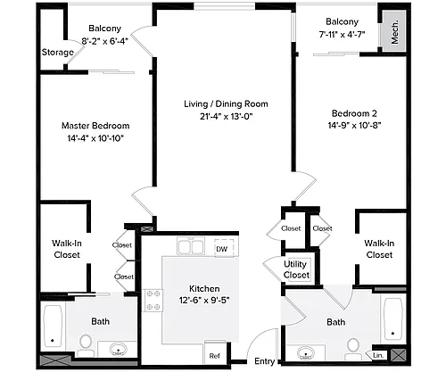 Floor plan 1109