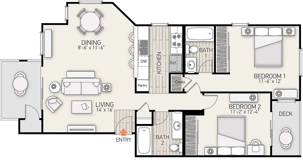 Floor plan Plan C