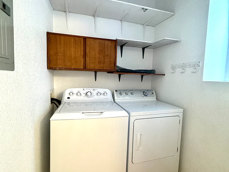 Washer and dryer
